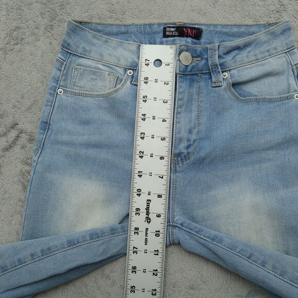 YMI Jeans Junior's Size 3 Blue High-Rise Skinny Denim Pants 28" Inseam Stretch - Picture 8 of 16